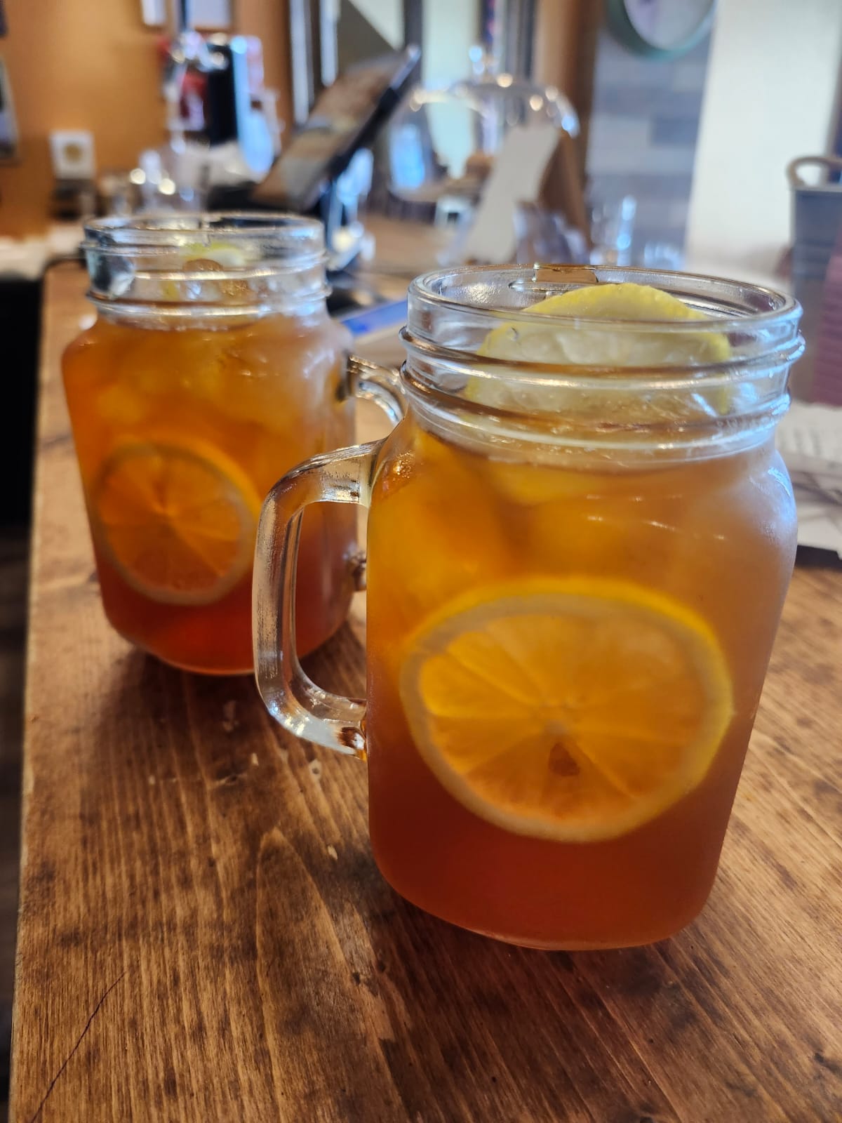 Iced tea at The Moonshine Cafe